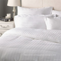 Papel Branco Gêmeo Tamanho Branco Stripe Top Bed Sheets